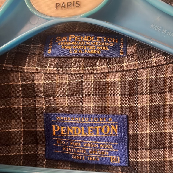 pendleton wool button down - Picture 3 of 3